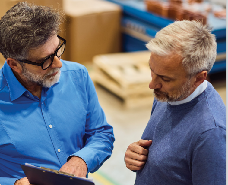 meeting of co-workers